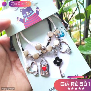 Vòng Đeo Tay Cặp Đôi Ổ Khóa Xinh Xắn Giá Rẻ