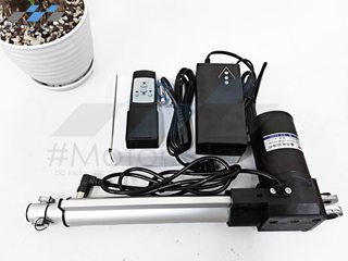 Combo Xy lanh điện 200mm + Bộ điều khiển từ xa