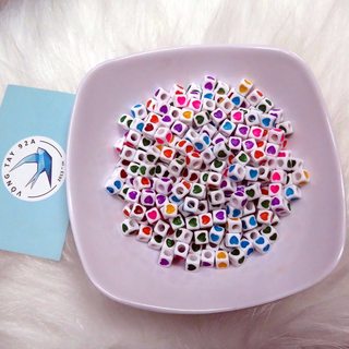 Hạt nhựa tim đủ màu