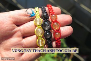 Vòng Tay Đá Thạch Anh Tóc