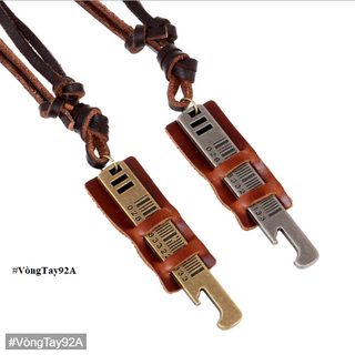Vòng Cổ Nam 07 (Da Thật)