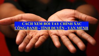 Hướng dẫn xem bói chỉ tay TÌNH DUYÊN,CÔNG DANH, SỰ NGHIỆP