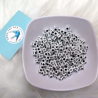 Số đen nền trắng (Loại thường) 50gr =40k/bịch